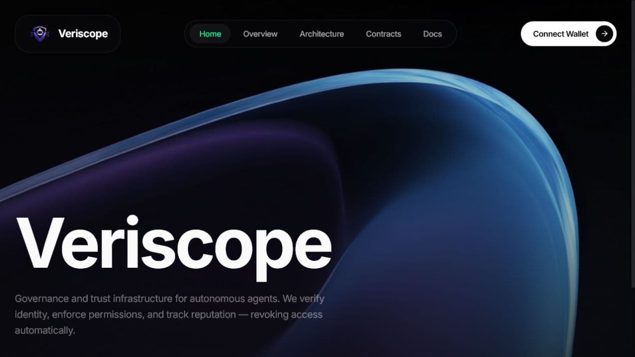 Veriscope project interface